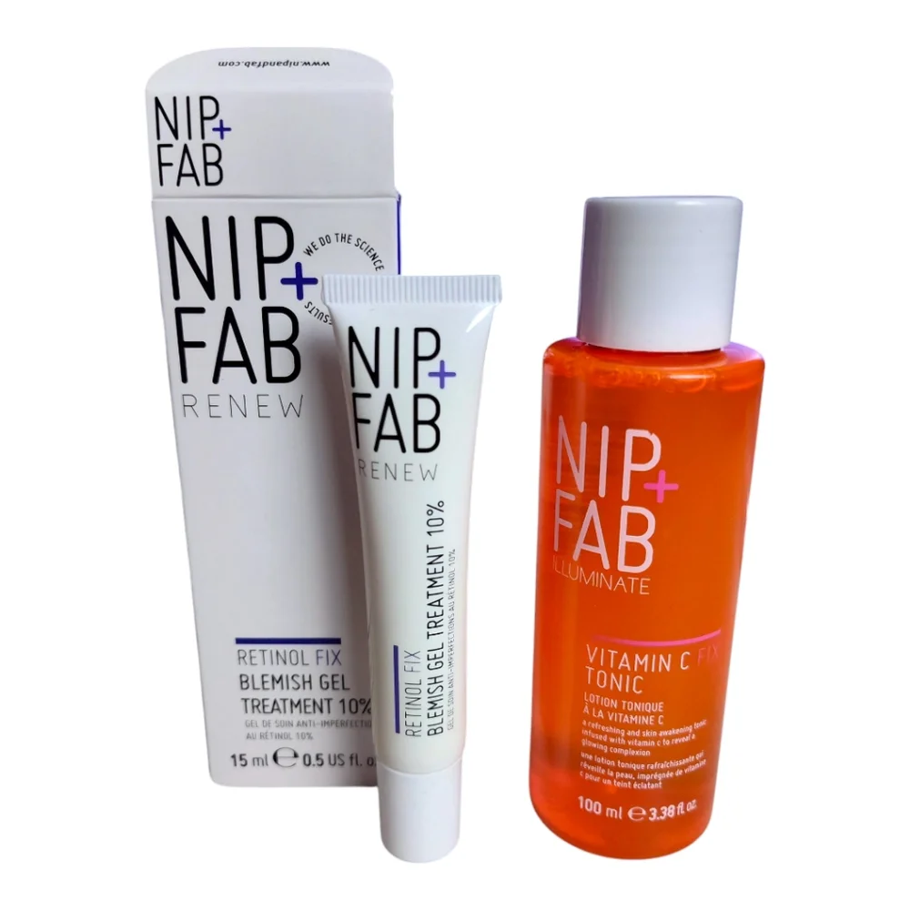 NIP+FAB Facial Bundle: Vitamin C Tonic & Retinol Fix Blemish Treatment - Picture 5 of 8
